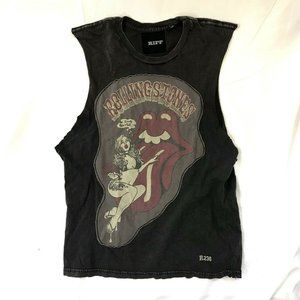 Riff Stars Rolling Stones Medium cutoff shirt - Black Label
